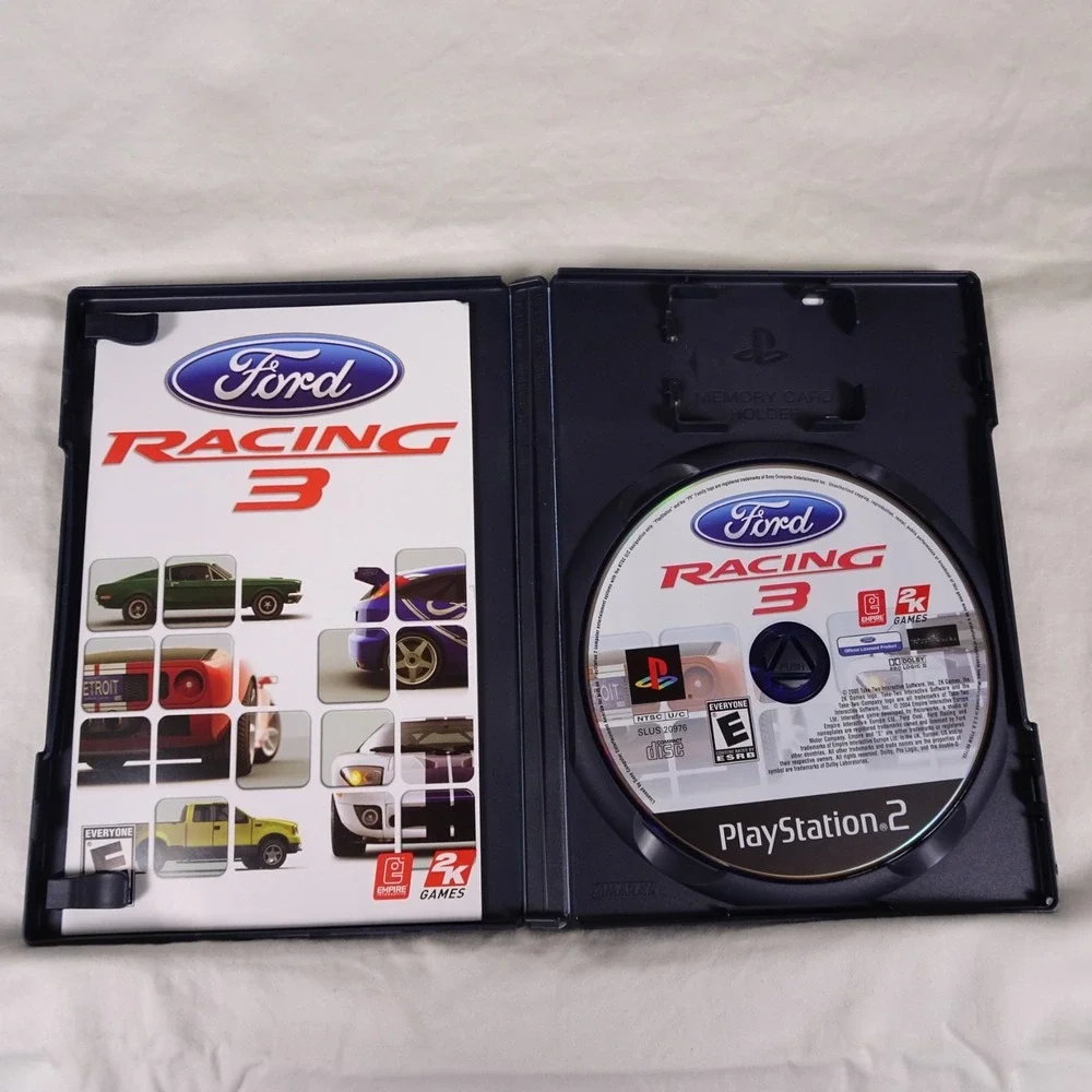 Ford Racing 3 Play Station 2 Game with Manual